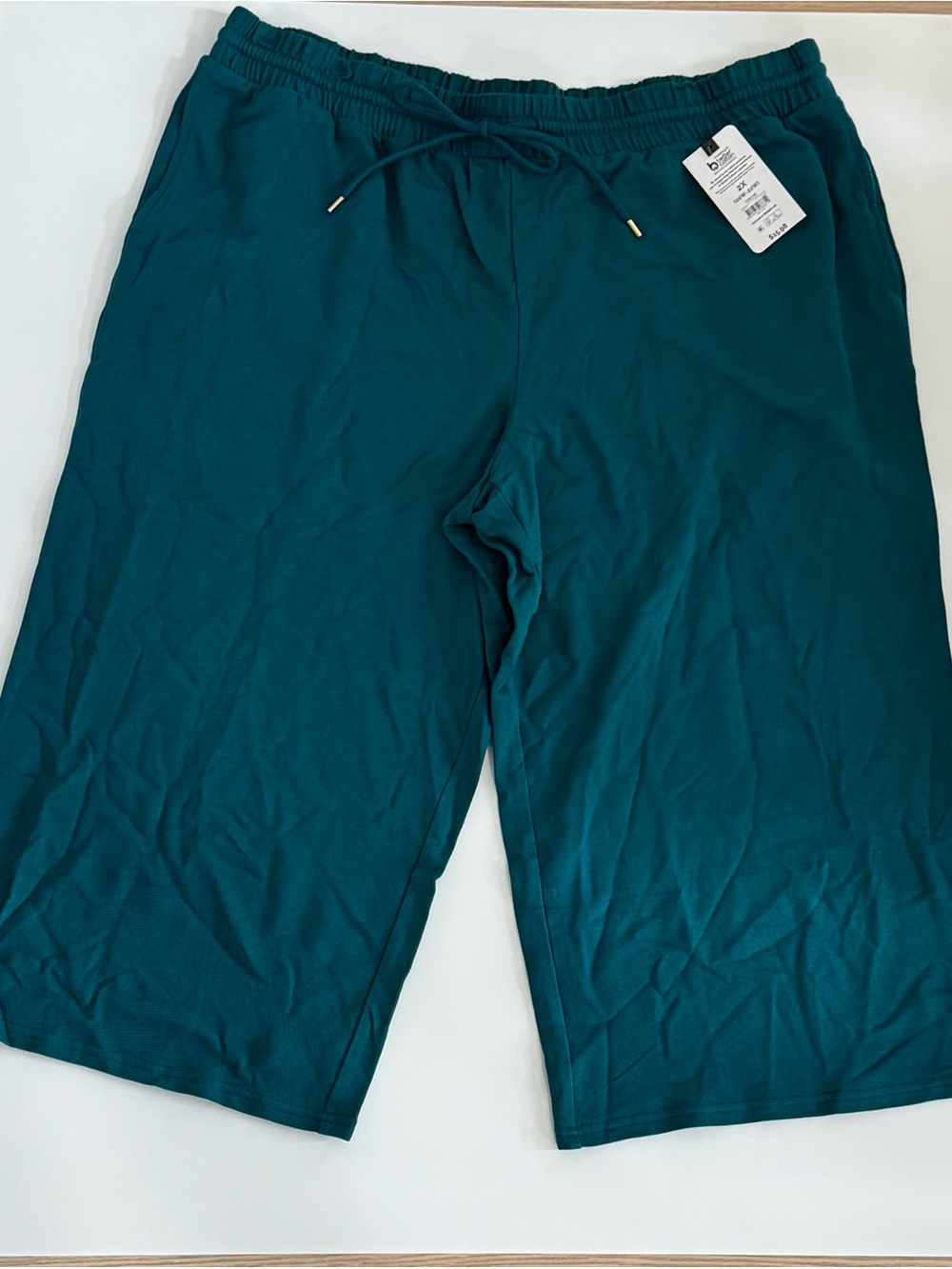 Women’s Teal Drawstring Shorts